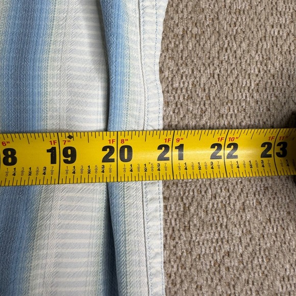 Tommy Bahama Silk Button‎ Up Shirt Striped Short Sleeve Casual Size M - Picture 6 of 7